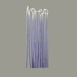 Beeswax birthday candles in Violet  hand made for birthday celebrations-clean burn, plant-based dyes, sold in set of 12 birthday candles.