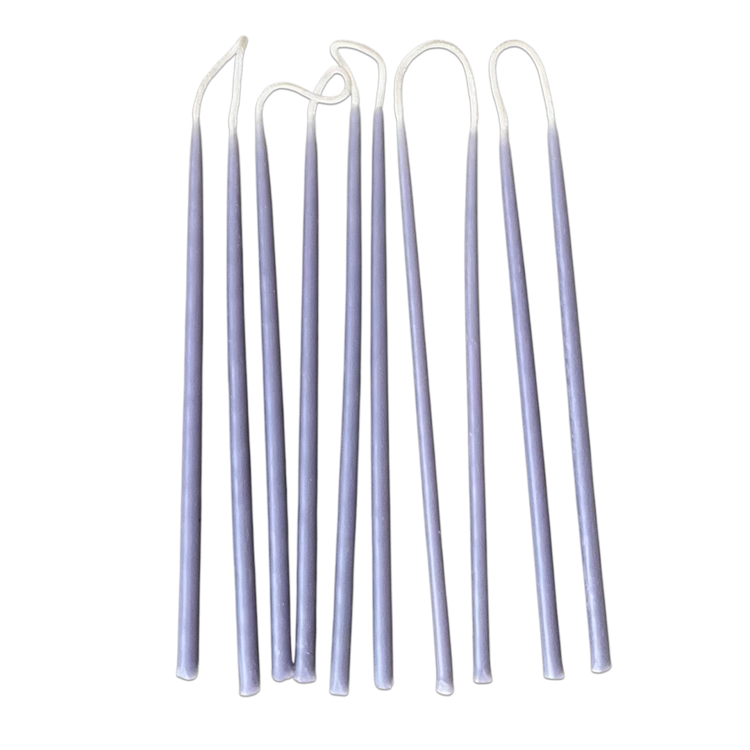 Beeswax birthday candles hand made for cake