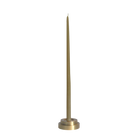 A high quality solid brass modern holder for skinny taper candle