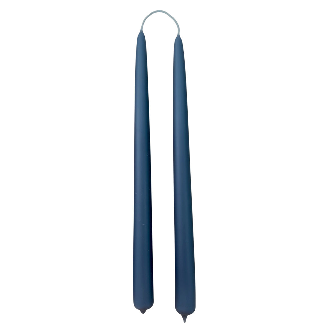 pure beeswax no drip taper candles hand dipped in M Denim