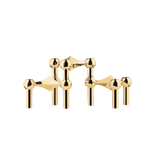 Cast in solid brass, it brings a warm, golden glow and a sense of enduring craftsmanship to any setting.