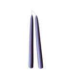 pure natural beeswax taper candles hand-dipped   in oxford blue