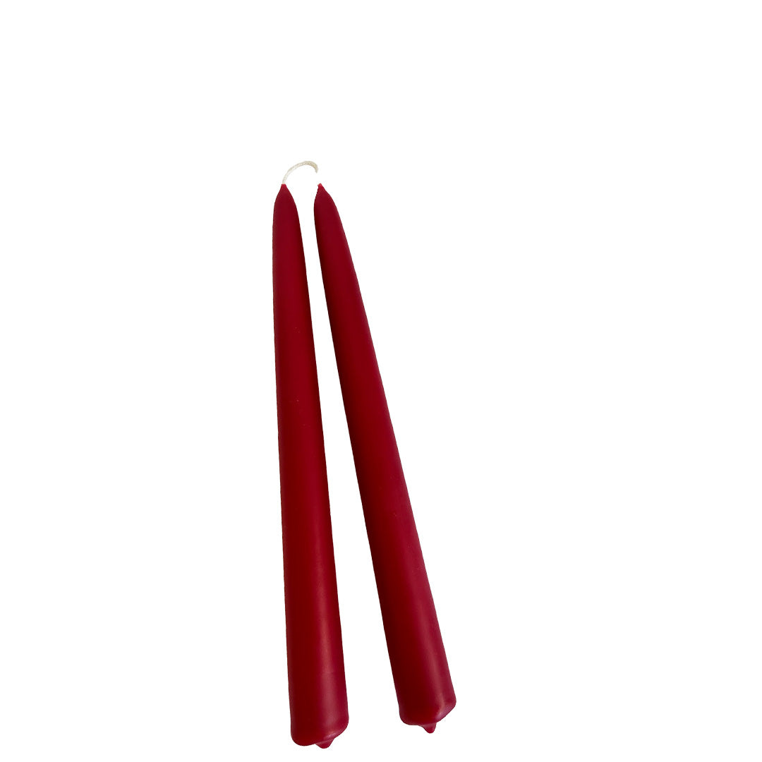 9" Beeswax Tapers Candles in Bumbleberry Pie