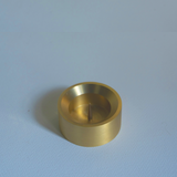 Designed by GLŌAM this holder fit our all types of Candles. Made from solid brass, it has a paperweight-like feel. 