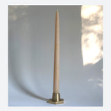candle holder in solid brass in for classic taper candles  and twisted tapers designed by GLŌAM