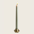 Hexagon Brass Candle Holder for Classic and Twisted Taper Candles.