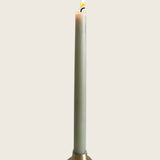 Hex Brass Candle Holder