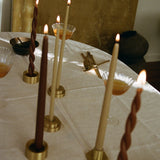 Spike Brass Candle Holder