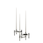 BMF Sculptural, stackable, STOFF Nagel Danish candle holders bring mid-century Danish elegance to every glow.