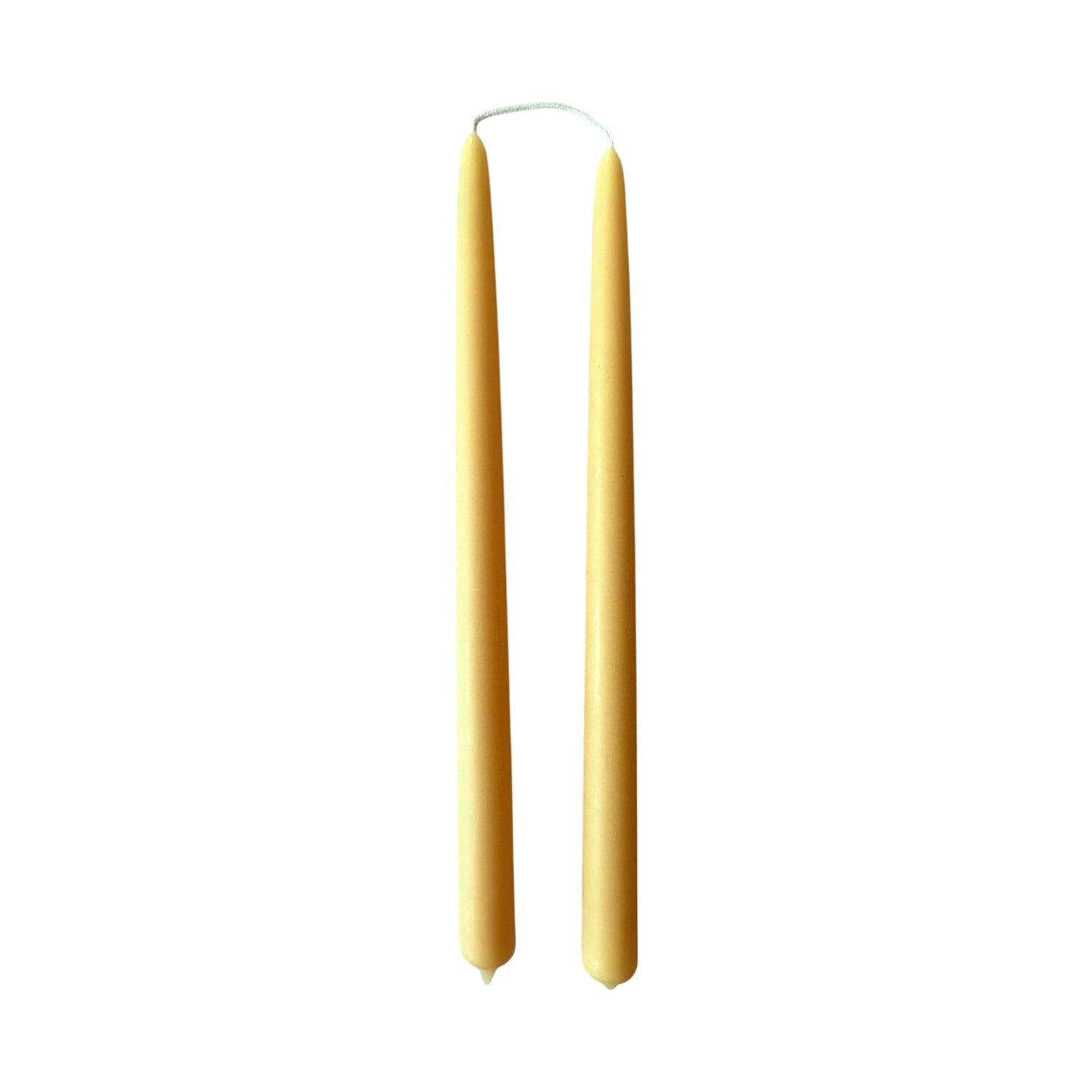 Beeswax Tapers in Natural