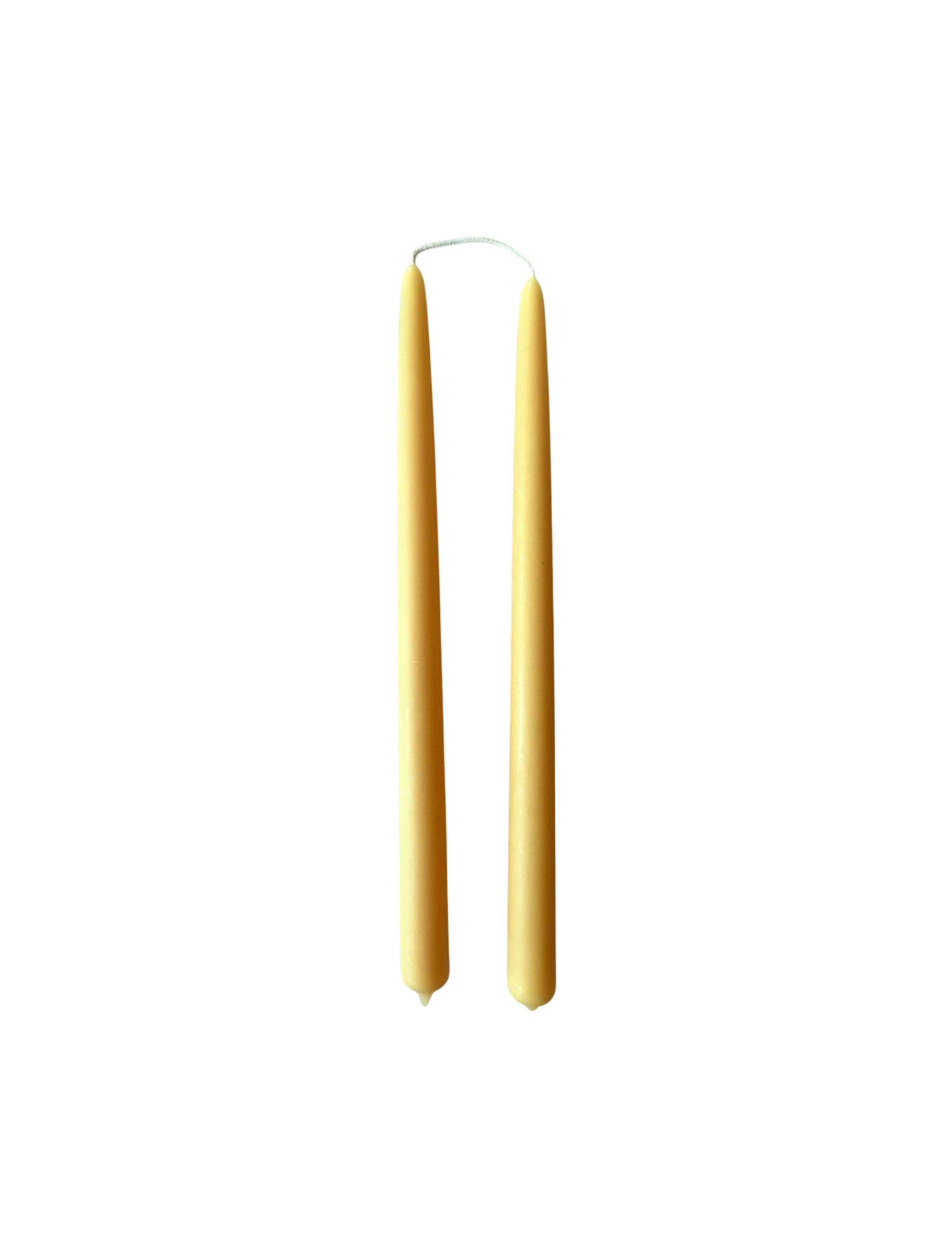 Beeswax Tapers in Natural